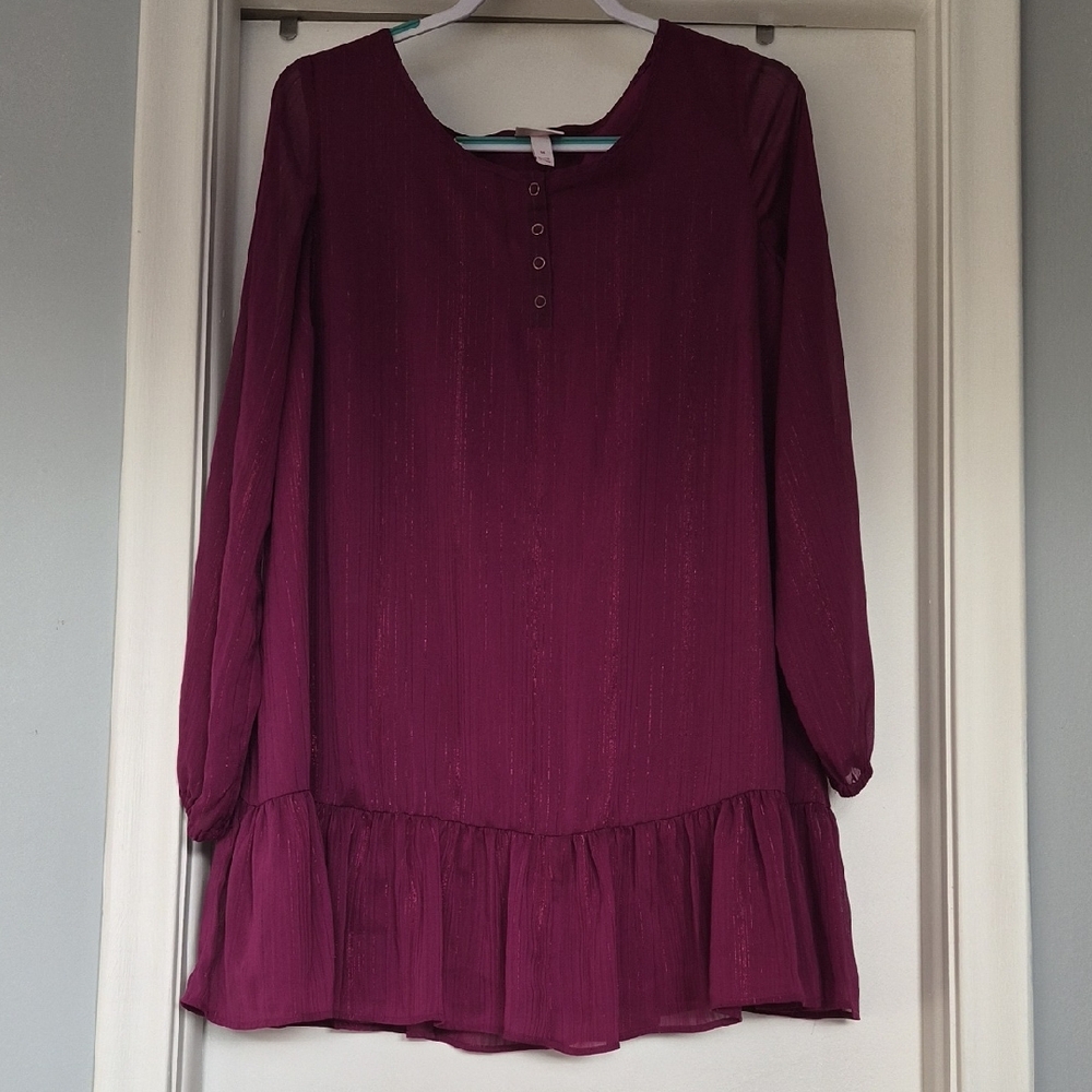 Isabel Maternity by Ingrid & Isabel Burgundy Blouse